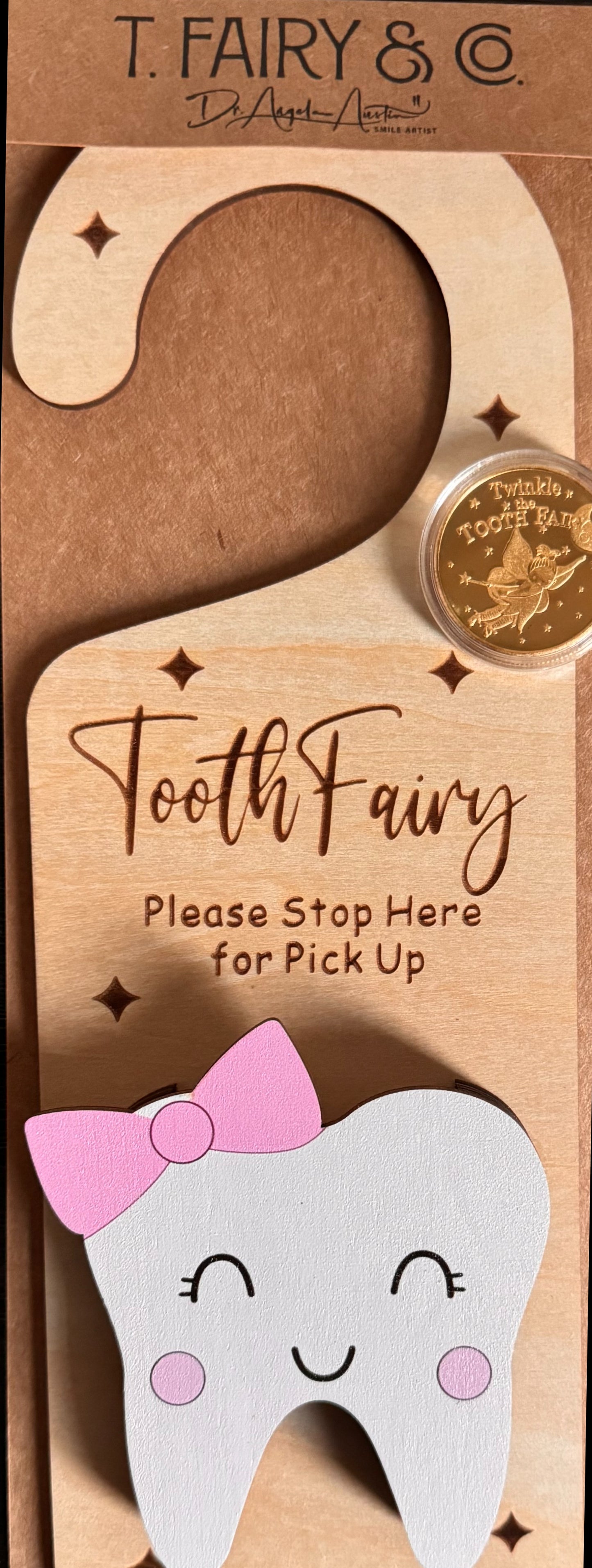 TFairy Door Hanger Pink